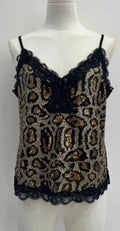 Débardeur sequins Léopard