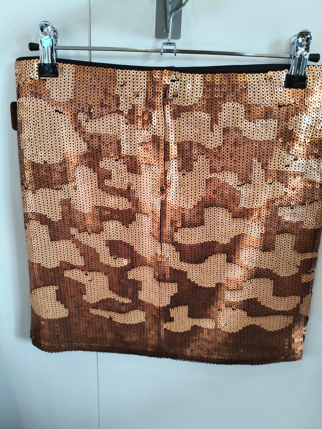 Jupe Solange militaire en sequins