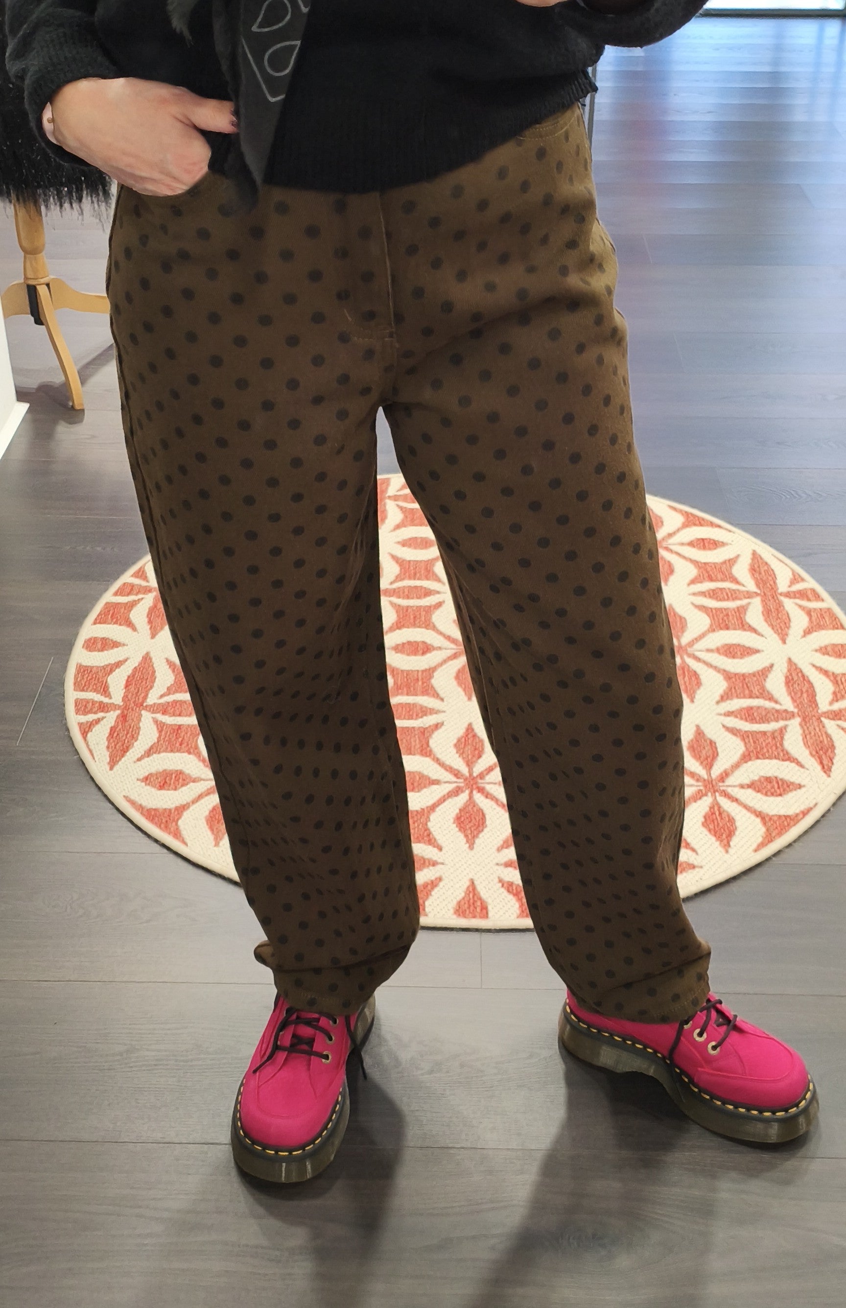 Pantalon à pois Coffee