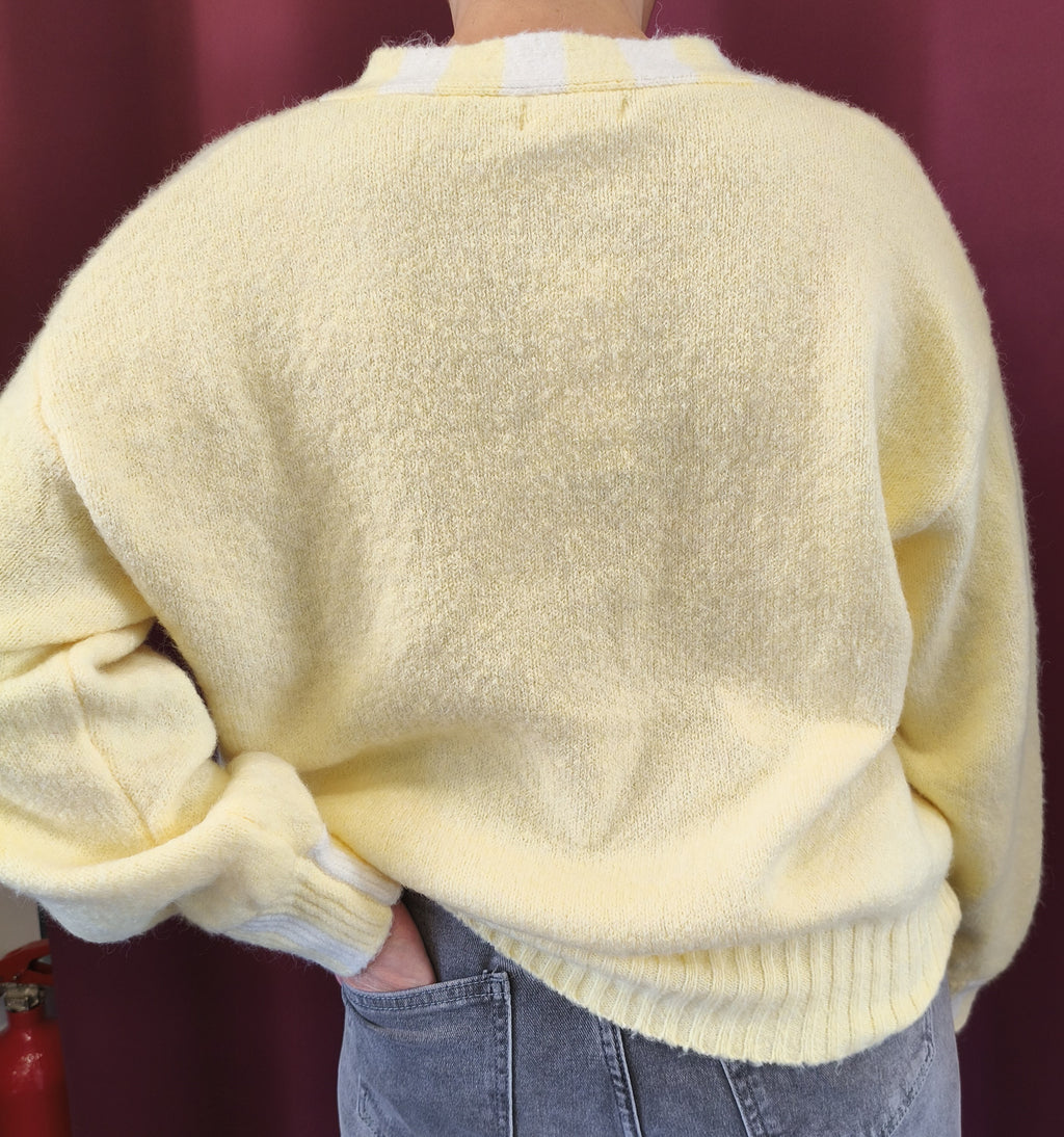 Gilet jaune et blanc